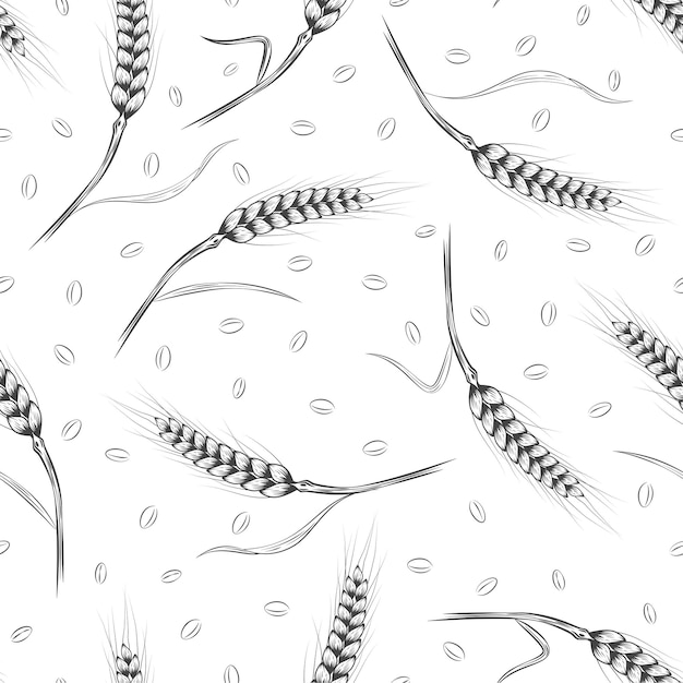 Disegno senza cuciture di grano