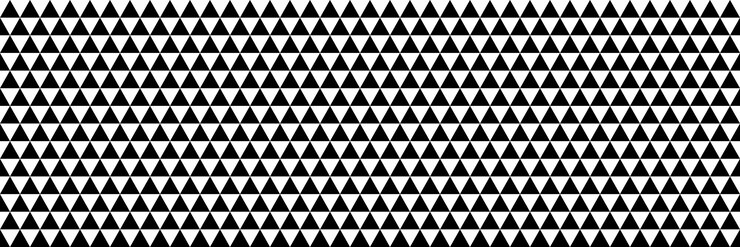 Vettore disegno triangolare orizzontale in bianco e nero per l'illustrazione del modello e dello sfondo vettoriale