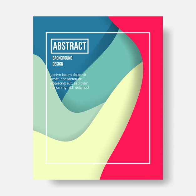disegno vettoriale astratto poster sfondo