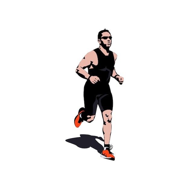 Disegno vettoriale dell'illustrazione Running Man