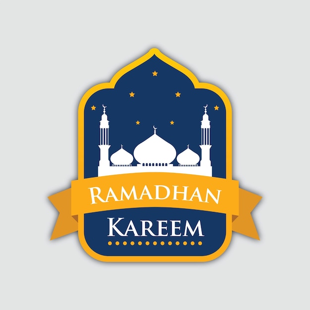 Distintivo piatto del ramadan