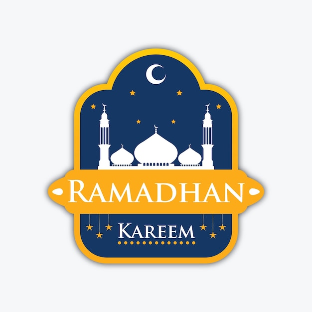 Distintivo piatto del ramadan