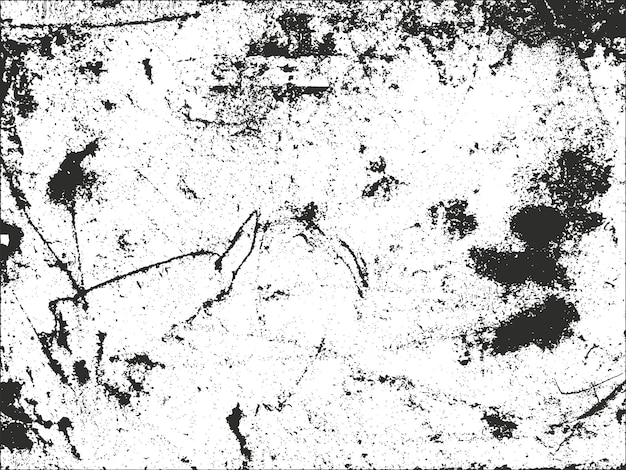 Distressed texture di sovrapposizione di cemento incrinato sfondo grunge astratto mezzitoni illustrazione vettoriale