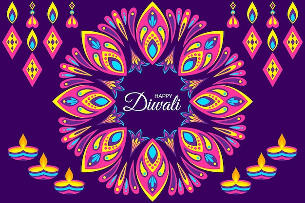 Diwali design piatto