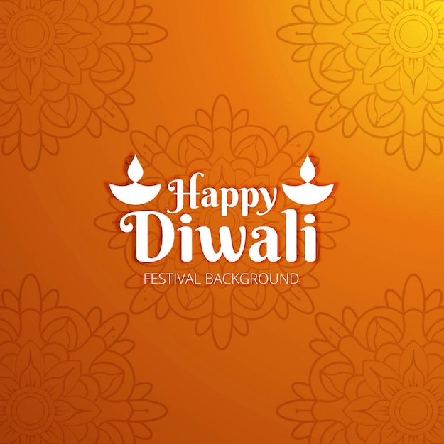 Diwali felice sfondo