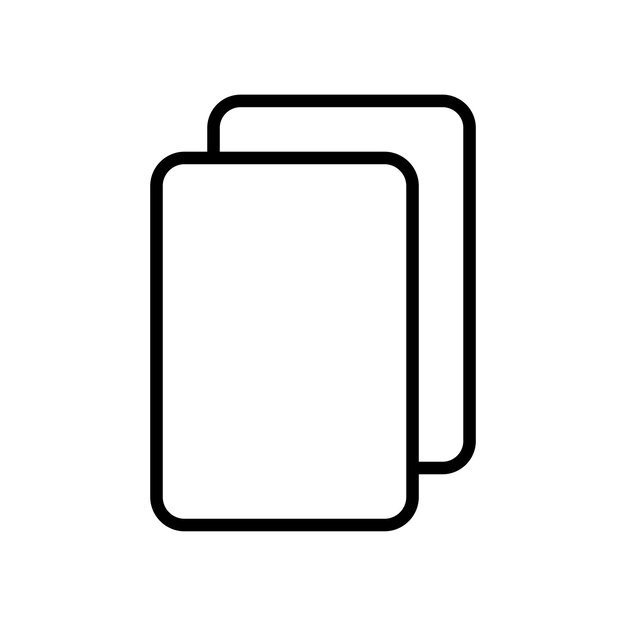 Documento icon modello vettoriale logo collezione di tendenza design piatto