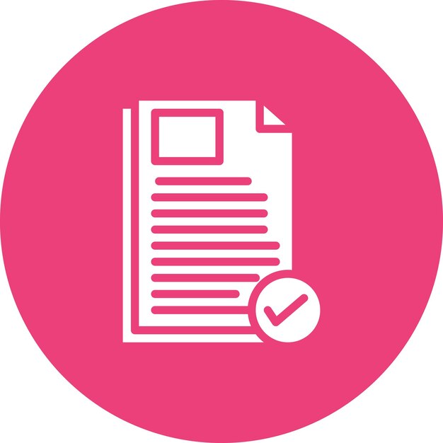 Documents vettoriale illustrazione dell'icona di Crime and Law