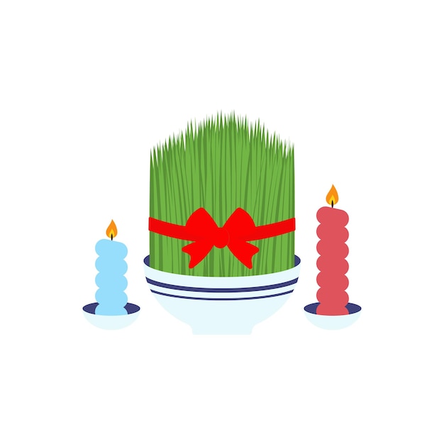Dolci nazionali di Novruz Bayram vacanza paxlava shekerbura semi gogal primo piano su un fondo bianco