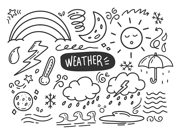 Doodle tema meteo