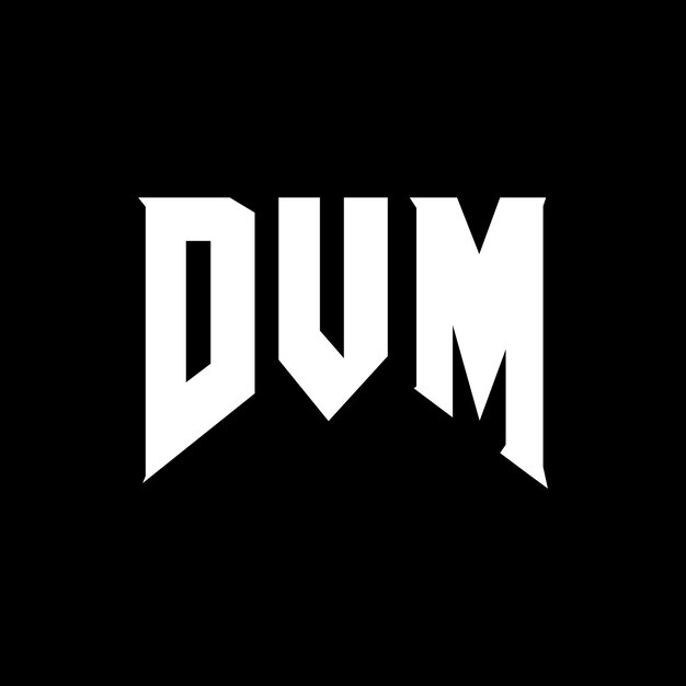DVM letter logo design per società tecnologica DVM logo design combinazione di colori bianco e nero DVM logo DVM vettore DVM design DVM icona DVM alfabeto DVM tipografia logo design