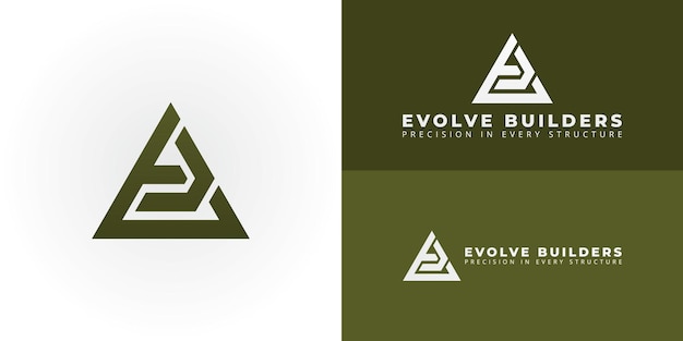 Dynamic EB logo for construction and engineering