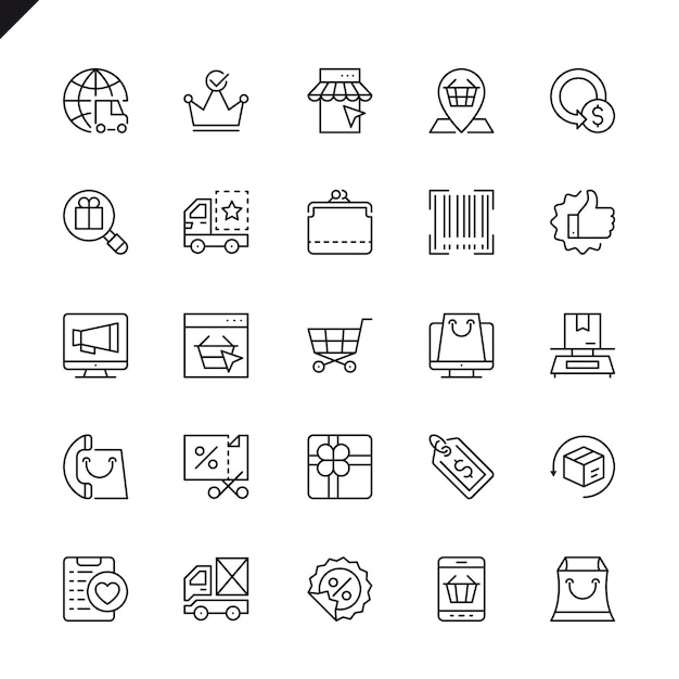 E-commerce di linea sottile