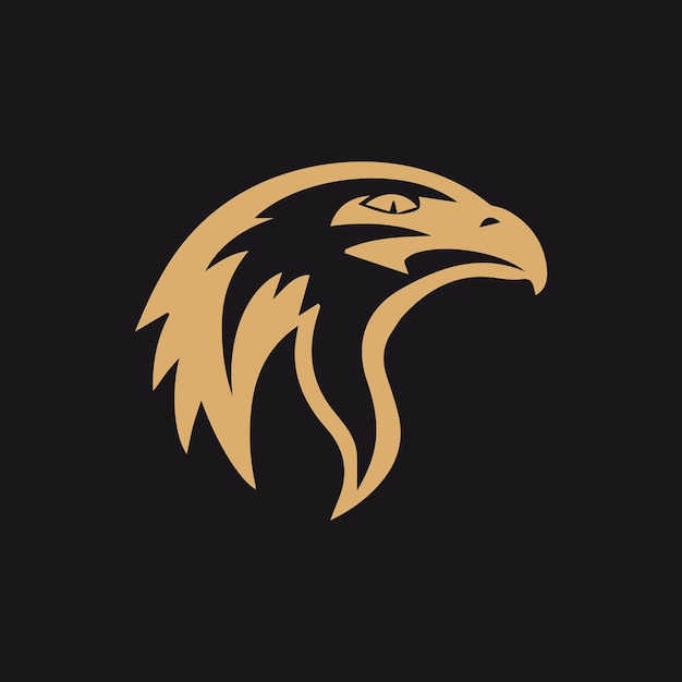 Eagle testa illustrazione vettoriale