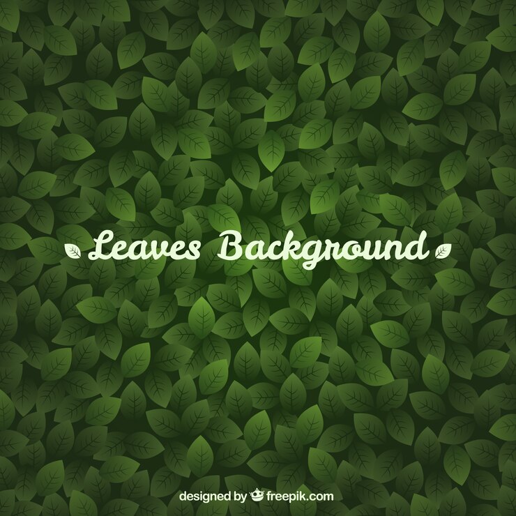 Vettore eco leaves background