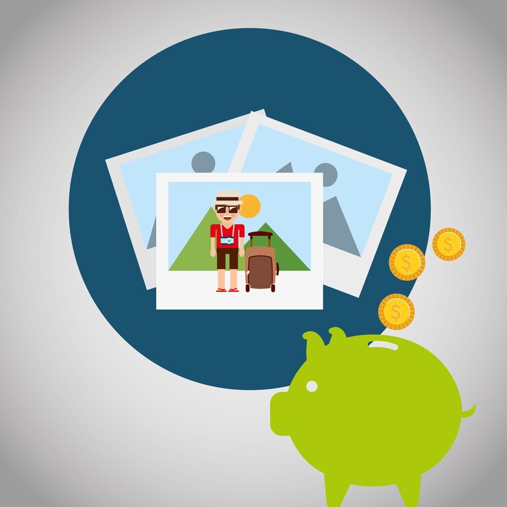 Vettore economia e risparmio