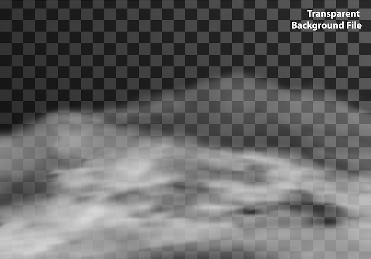 Vettore effetti del fumo e della nebbia delle nuvole di vapore