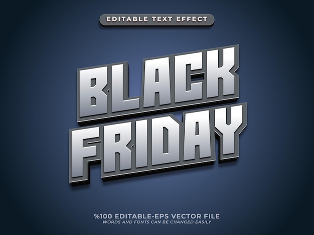 Effetto del testo del Black Friday