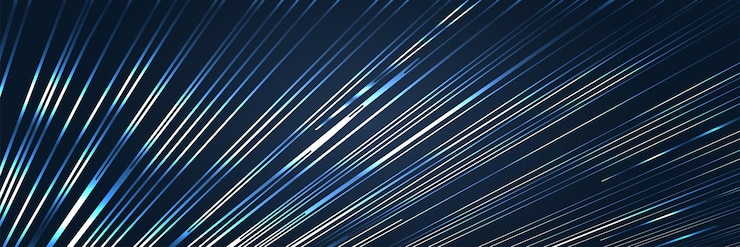 Vettore effetto di striscia di sfondo della linea di velocità al neon