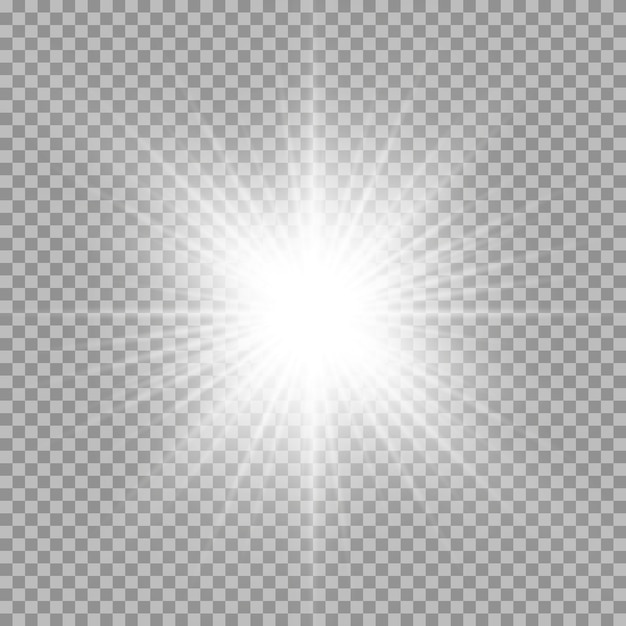 Effetto luce bagliore.