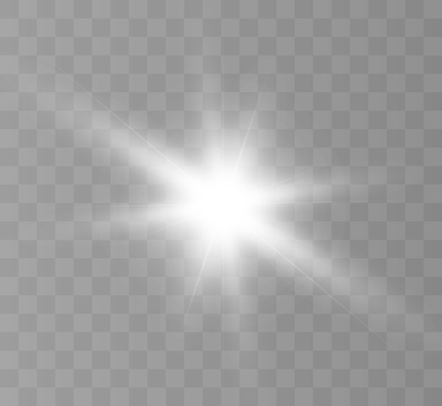 Effetto luce per sfondi e illustrazioni Nuova stella sole luminoso
