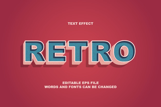EFFETTO RETRO TESTO