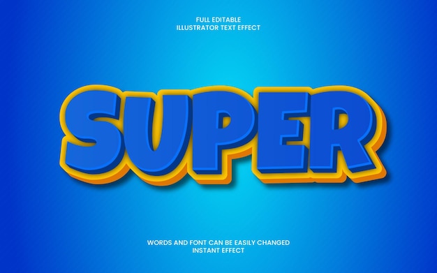 effetto super testo