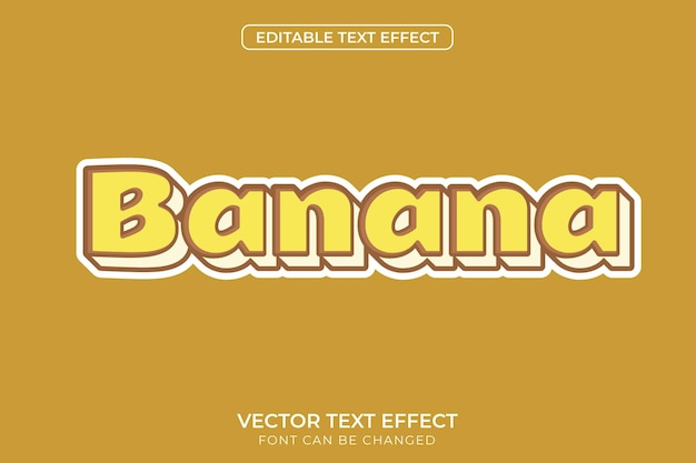 Effetto testo banana