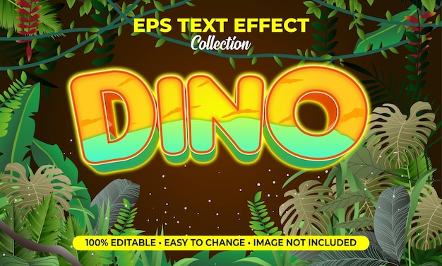 Effetto testo dinosauro
