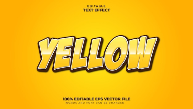Effetto testo giallo