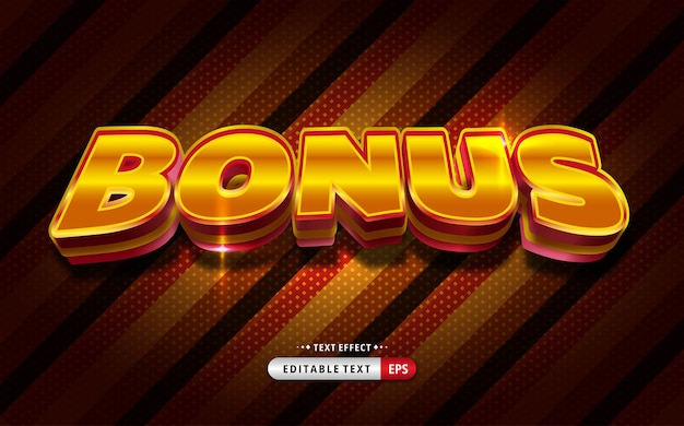 Effetto testo in stile festivo sconto speciale bonus grande vendita