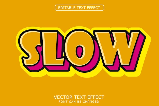 Effetto testo lento