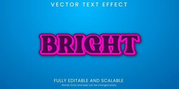 Effetto testo luminoso in stile 3D con sfondo astratto modificabile