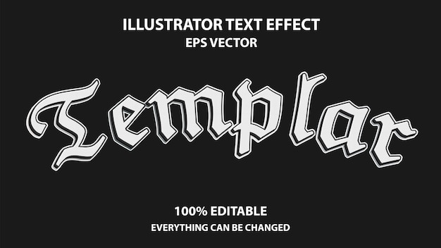 EFFETTO TESTO MODIFICABILE TEMPLARO