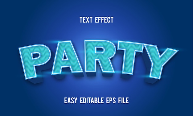 Effetto testo Party Premium