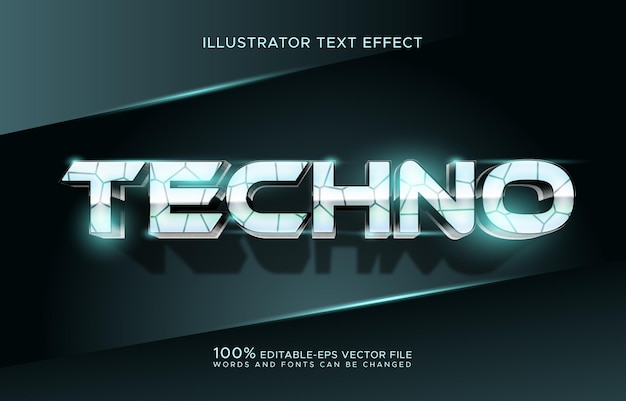 effetto testo tecnologico