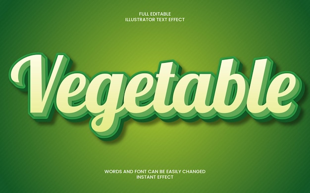 Effetto testo vegetale
