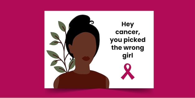 Ehi cancro, hai scelto la ragazza sbagliata - Carta del cancro al seno per donne africane