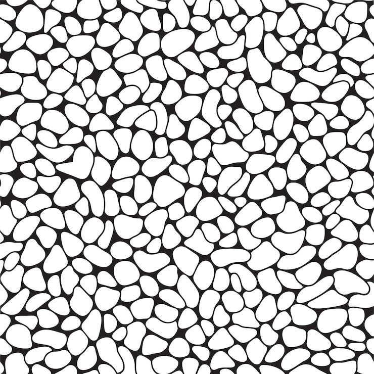 Vettore elegant stone path pattern vector per interni classici e senza tempo