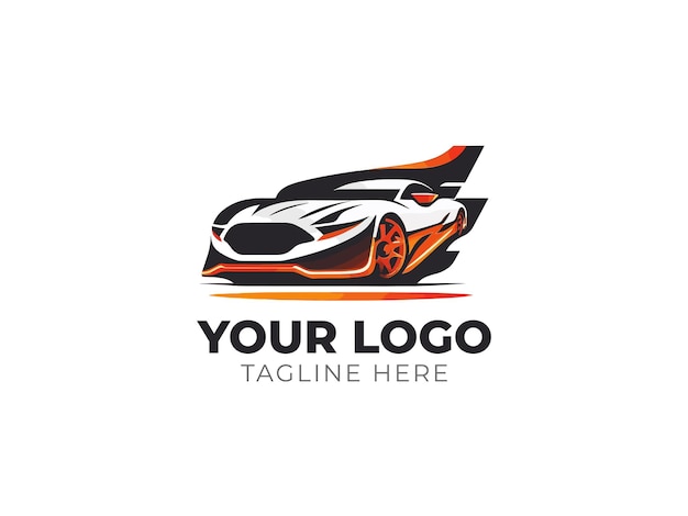 Elegante design automobilistico con logo per auto