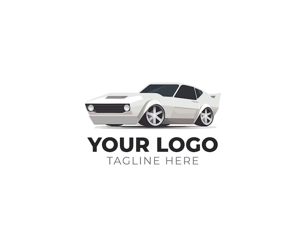 Elegante design automobilistico con logo per auto