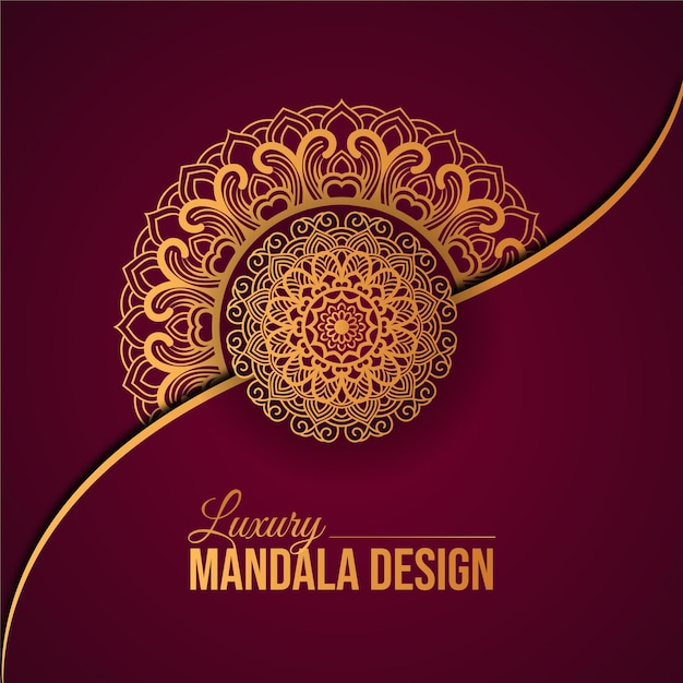 Elegante design di sfondo del mandala