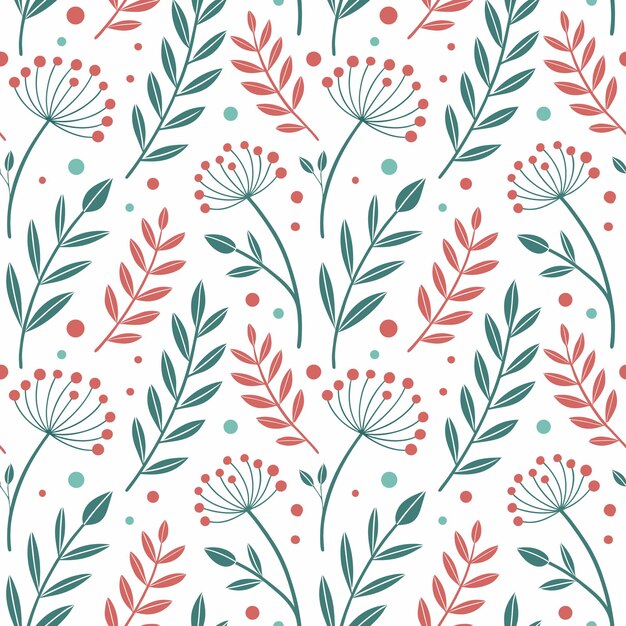 Elegante illustrazione floreale e botanica