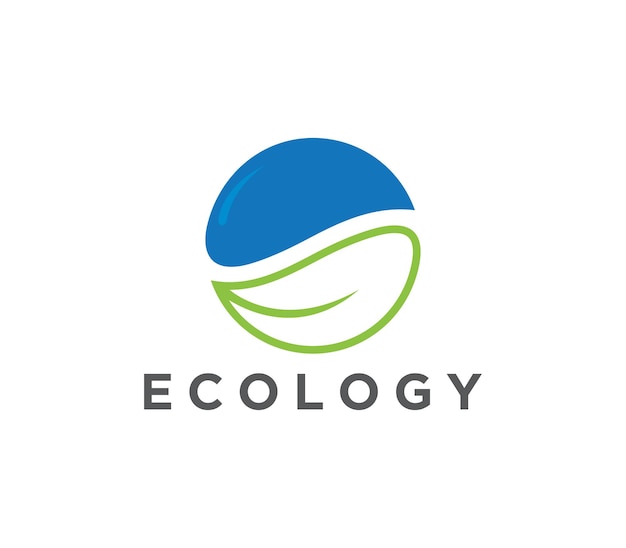 Elegante modello di progettazione del logo della goccia d'acqua