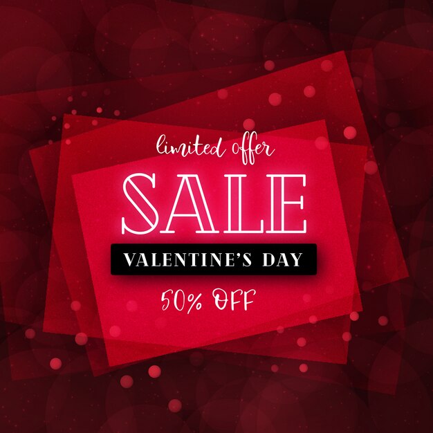Elegante San Valentino Red Love Background