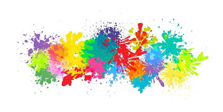 Vettore elegante splash colorato sfondo acquerello vettoriale