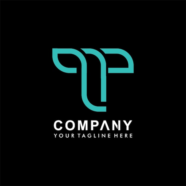 Elementi del modello di design dell'icona del logo della lettera T Bellissimo design del logotipo per marchi aziendali di lusso