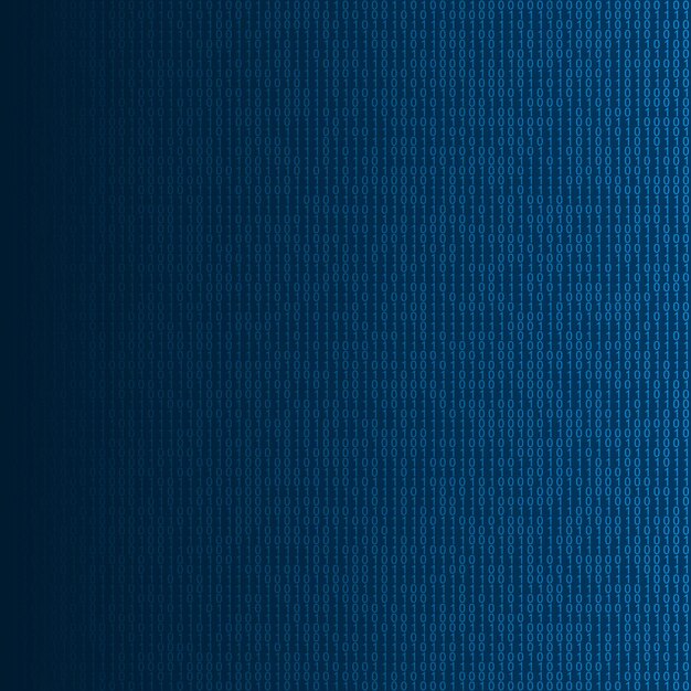 Elementi di design Codice computer binario pattern mezzetinte sfondo scuro Illustrazione vettoriale eps 10 frame con struttura di crittografia dei dati digitali per l'algoritmo di rete elettronica tecnologica