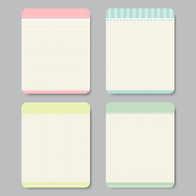 elementi di design per notebook