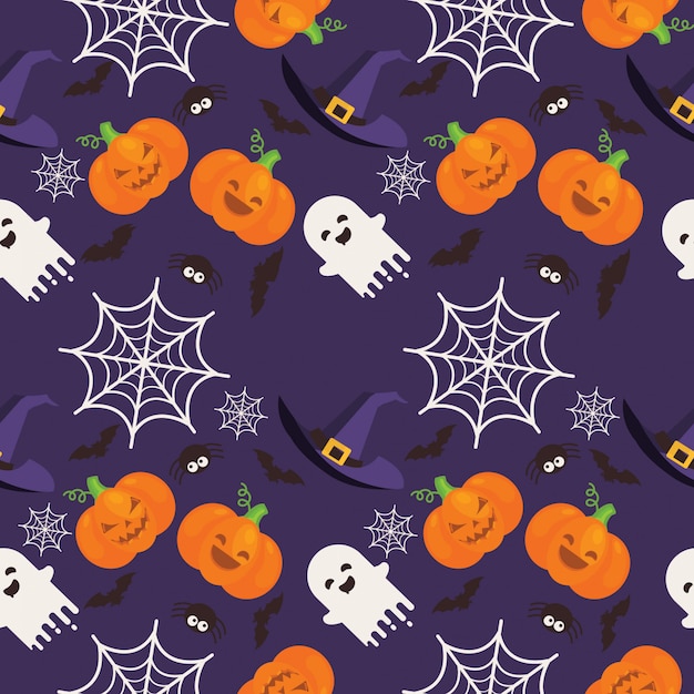 Elementi di design per poster festa di halloween