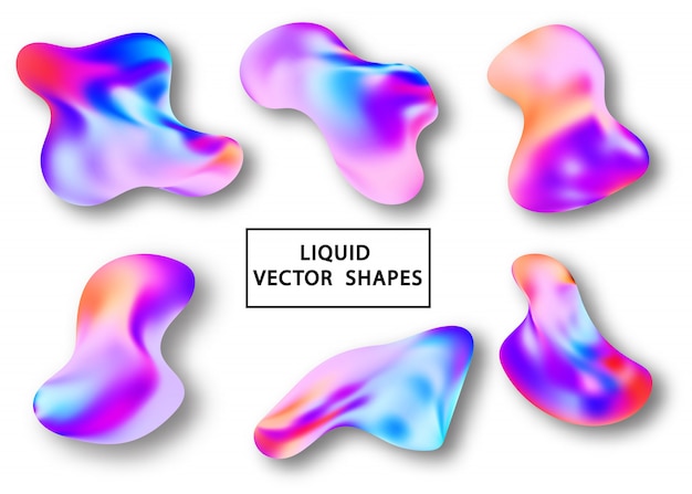 Elemento a forma di gradiente olografico liquido